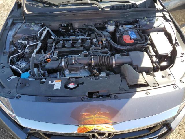 1HGCV1F17MA026469 - 2021 HONDA ACCORD LX GRAY photo 11