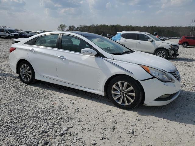 5NPEC4AC0EH878647 - 2014 HYUNDAI SONATA SE WHITE photo 4