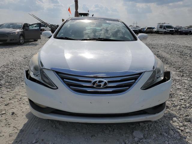 5NPEC4AC0EH878647 - 2014 HYUNDAI SONATA SE WHITE photo 5