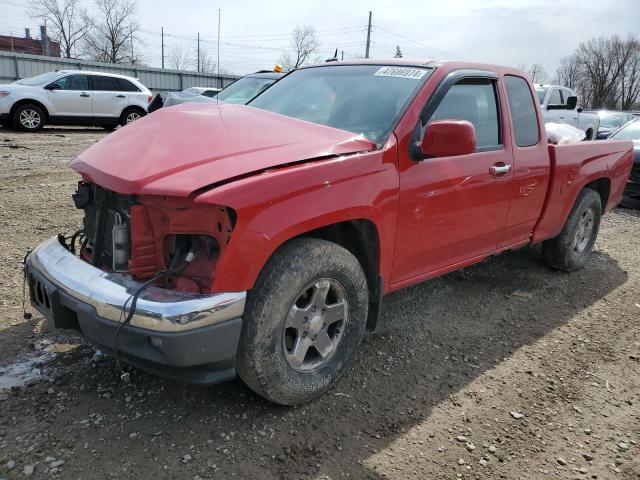 1GTE5NFE0B8127178 - 2011 GMC CANYON SLT RED photo 1