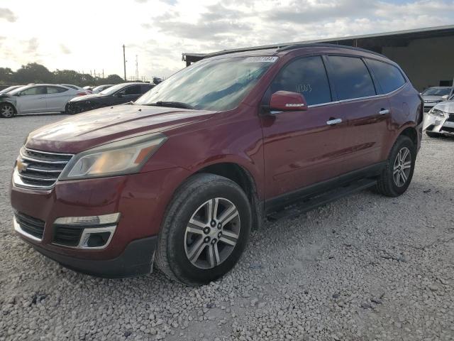 1GNKRGKD0FJ176757 - 2015 CHEVROLET TRAVERSE LT BURGUNDY photo 1