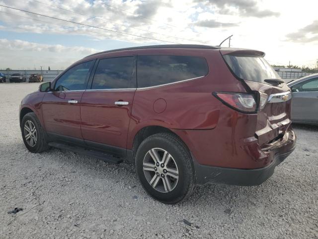 1GNKRGKD0FJ176757 - 2015 CHEVROLET TRAVERSE LT BURGUNDY photo 2