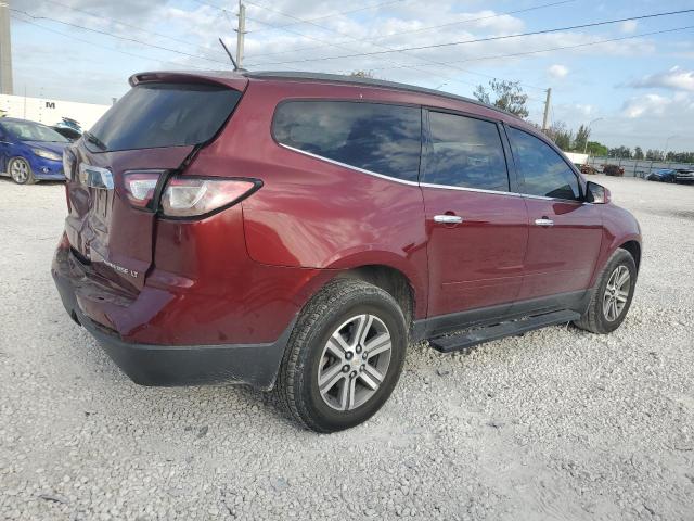 1GNKRGKD0FJ176757 - 2015 CHEVROLET TRAVERSE LT BURGUNDY photo 3