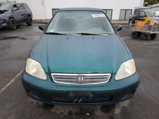 2HGEJ6610XH579794 - 1999 HONDA CIVIC BASE GREEN photo 5