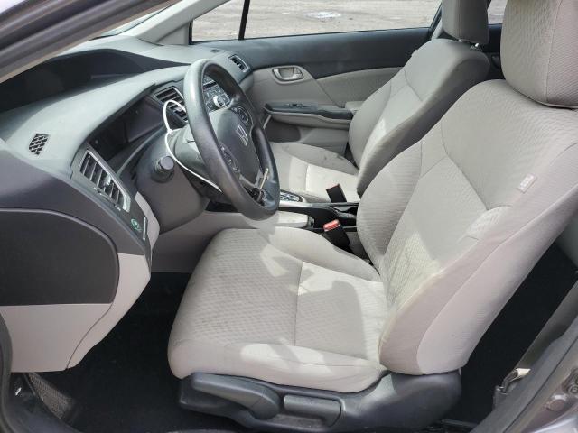 19XFB2F57FE090587 - 2015 HONDA CIVIC LX GRAY photo 7