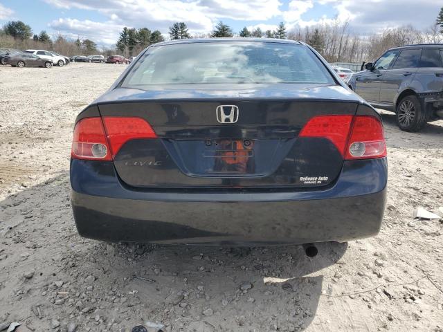 2HGFA16838H355635 - 2008 HONDA CIVIC EX BLACK photo 6