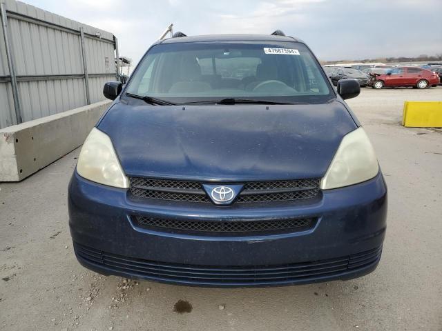 5TDZA23C85S387309 - 2005 TOYOTA SIENNA CE BLUE photo 5