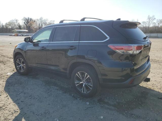 5TDKKRFHXGS154940 - 2016 TOYOTA HIGHLANDER XLE BLACK photo 2