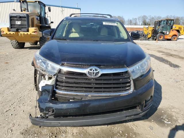 5TDKKRFHXGS154940 - 2016 TOYOTA HIGHLANDER XLE BLACK photo 5