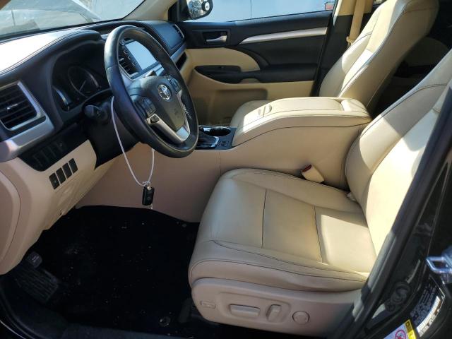 5TDKKRFHXGS154940 - 2016 TOYOTA HIGHLANDER XLE BLACK photo 7