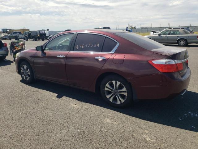 1HGCR2F39EA051631 - 2014 HONDA ACCORD LX RED photo 2