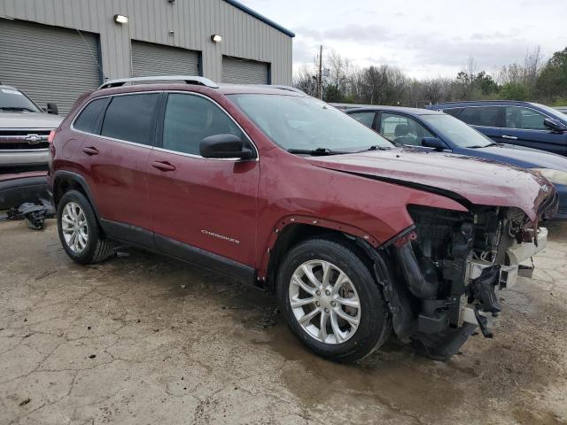 1C4PJLCX1KD147915 - 2019 JEEP CHEROKEE LATITUDE MAROON photo 4