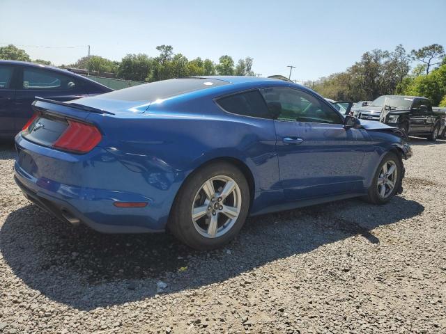 1FA6P8TH1J5107137 - 2018 FORD MUSTANG BLUE photo 3