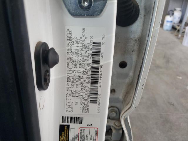 3TMJU62N77M032262 - 2007 TOYOTA TACOMA DOUBLE CAB PRERUNNER WHITE photo 13