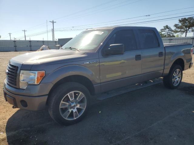 1FTFW1EFXEKF16471 - 2014 FORD F150 SUPERCREW GRAY photo 1