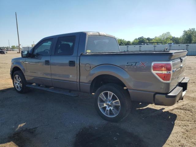 1FTFW1EFXEKF16471 - 2014 FORD F150 SUPERCREW GRAY photo 2