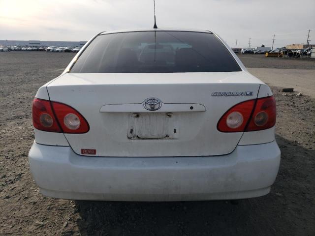 1NXBR32E37Z915884 - 2007 TOYOTA COROLLA CE WHITE photo 6