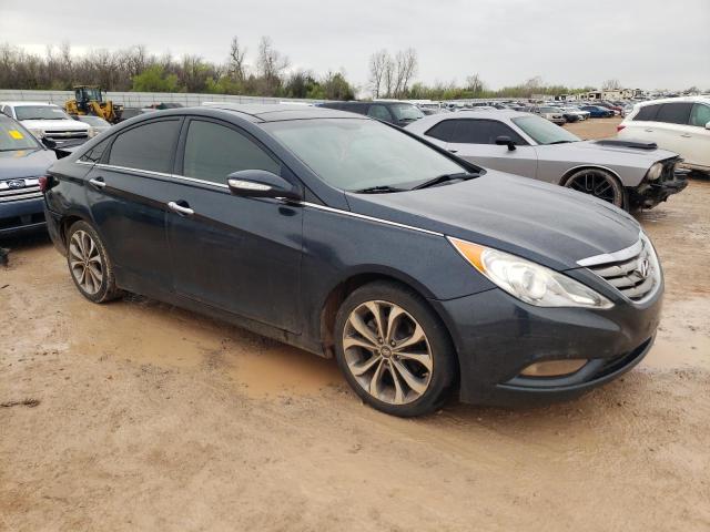 5NPEC4AB0DH604757 - 2013 HYUNDAI SONATA SE BLUE photo 4