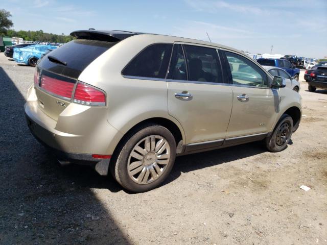 2LMDJ6JC7ABJ00929 - 2010 LINCOLN MKX GOLD photo 3