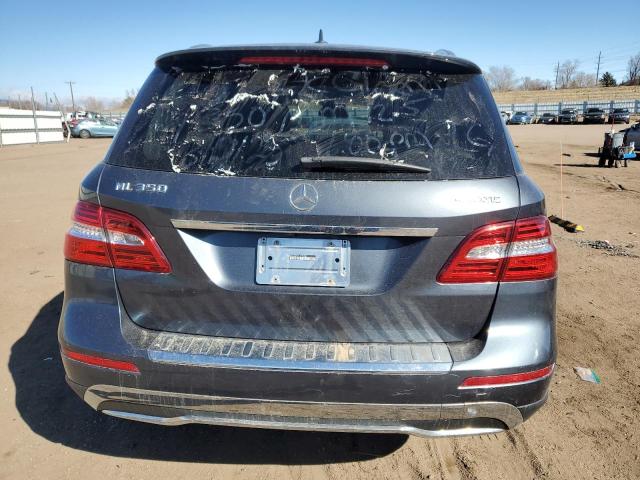 4JGDA5HB8CA029483 - 2012 MERCEDES-BENZ ML 350 4MATIC CHARCOAL photo 6