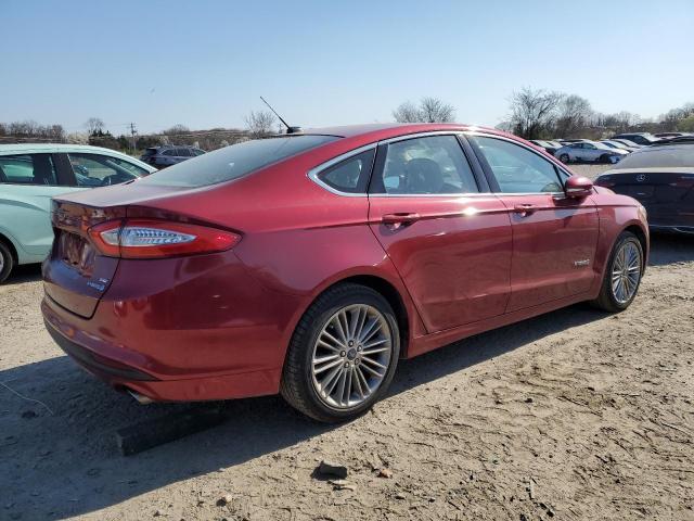 3FA6P0LU6DR240752 - 2013 FORD FUSION SE HYBRID RED photo 3