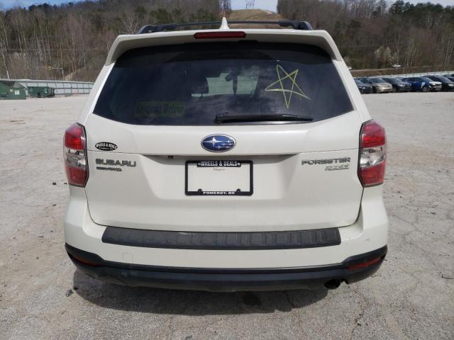 JF2SJAVC8GH411674 - 2016 SUBARU FORESTER 2.5I TOURING WHITE photo 6