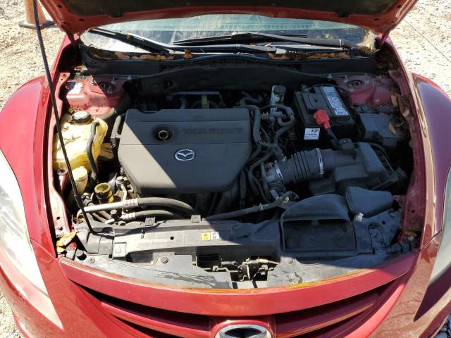 1YVHZ8BH8A5M21781 - 2010 MAZDA 6 I RED photo 11