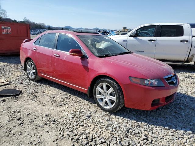 JH4CL96845C030144 - 2005 ACURA TSX RED photo 4