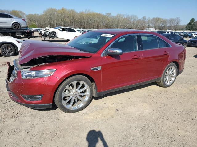 1FAHP2F83HG138731 - 2017 FORD TAURUS LIMITED RED photo 1