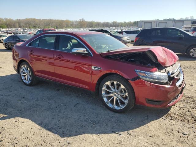 1FAHP2F83HG138731 - 2017 FORD TAURUS LIMITED RED photo 4
