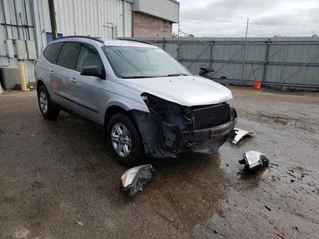 1GNKRFED8CJ405963 - 2012 CHEVROLET TRAVERSE LS SILVER photo 4