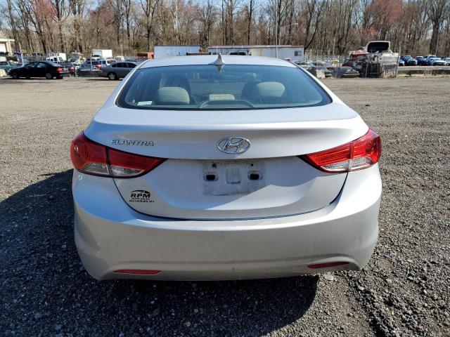 5NPDH4AE3BH038324 - 2011 HYUNDAI ELANTRA GLS SILVER photo 6