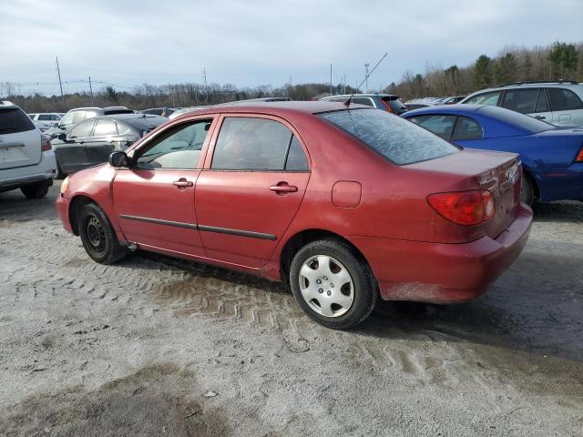 1NXBR32E14Z209346 - 2004 TOYOTA COROLLA CE RED photo 2