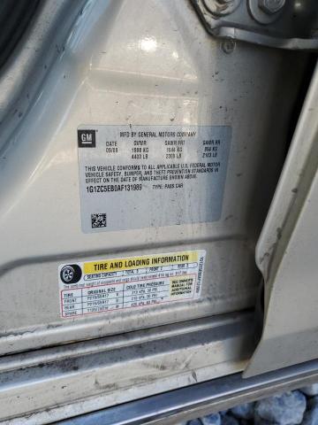 1G1ZC5EB0AF131989 - 2010 CHEVROLET MALIBU 1LT 棕色 照片 12