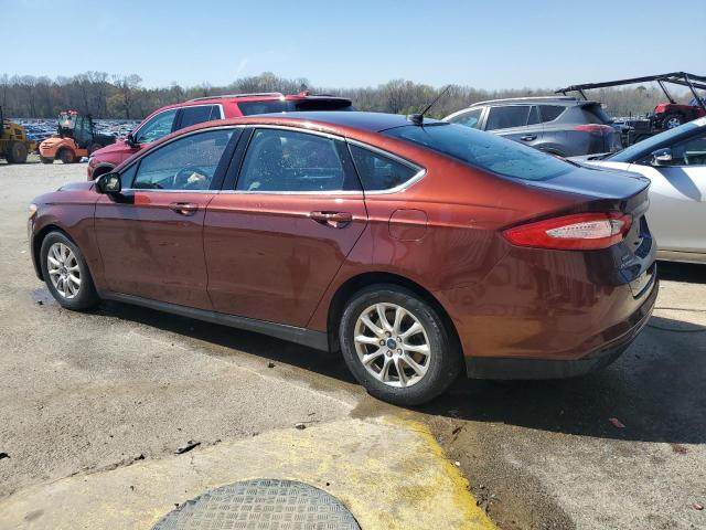 3FA6P0G79FR212502 - 2015 FORD FUSION S BROWN photo 2