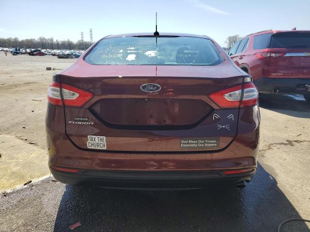 3FA6P0G79FR212502 - 2015 FORD FUSION S BROWN photo 6