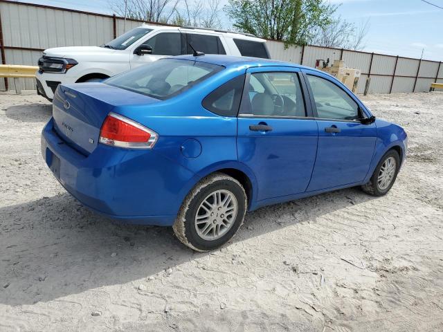 1FAHP3FN8BW147580 - 2011 FORD FOCUS SE BLUE photo 3