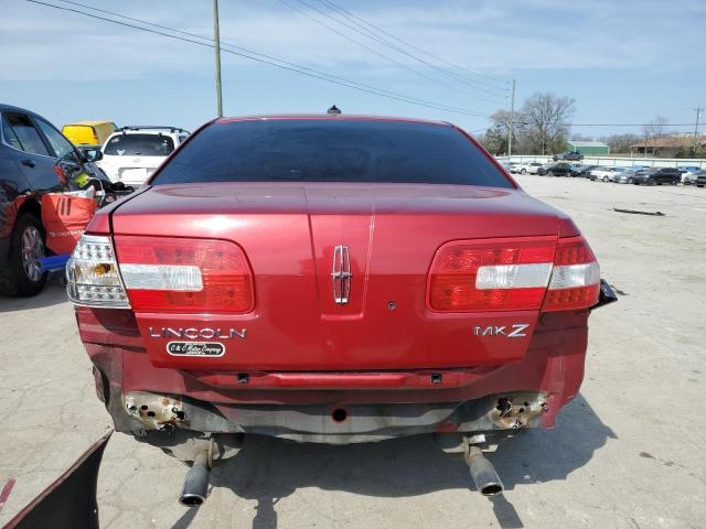 3LNHM26T07R614461 - 2007 LINCOLN MKZ RED photo 6