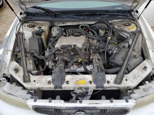 2G4WS52J8Y1346381 - 2000 BUICK CENTURY CUSTOM WHITE photo 11