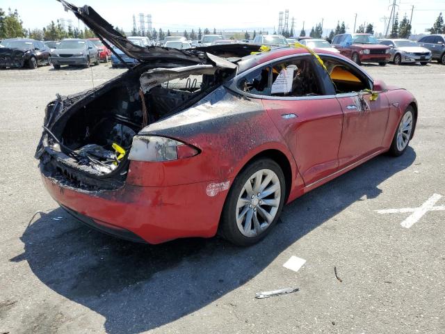 5YJSA1E23GF161976 - 2016 TESLA MODEL S Կարմիր լուսանկար 3