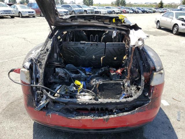 5YJSA1E23GF161976 - 2016 TESLA MODEL S Կարմիր լուսանկար 6