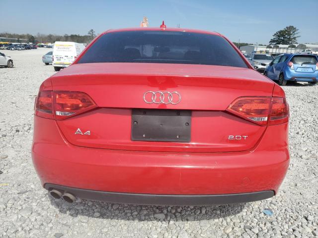 WAUCF78K89N041399 - 2009 AUDI A4 PREMIUM RED photo 6