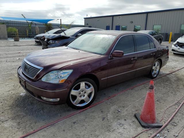 JTHBN36F765041050 - 2006 LEXUS LS 430 BURGUNDY photo 1