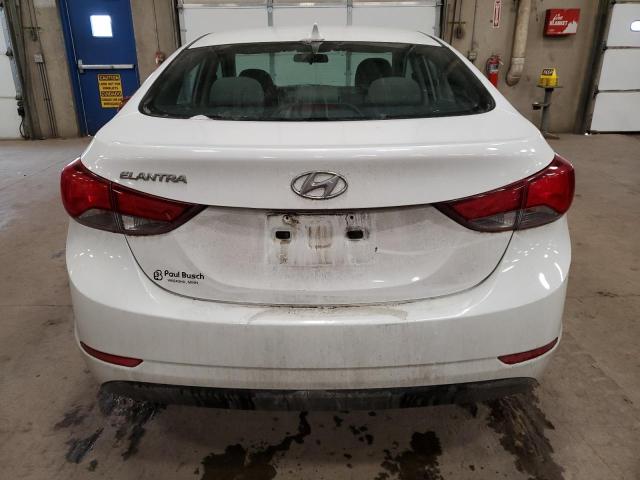 5NPDH4AE1FH565641 - 2015 HYUNDAI ELANTRA SE WHITE photo 6