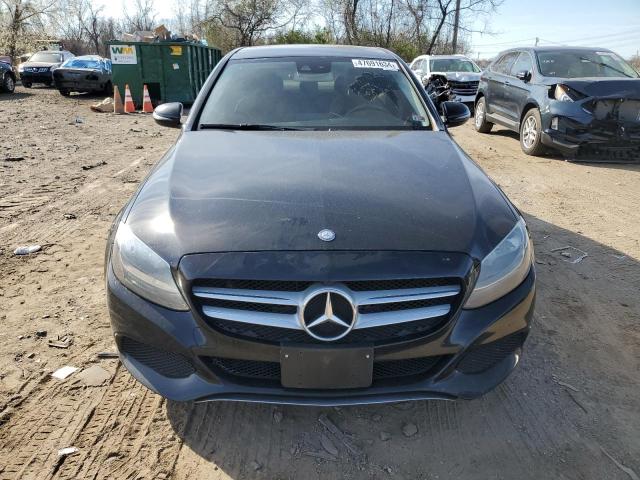 55SWF4JB0GU128846 - 2016 MERCEDES-BENZ C 300 BLACK photo 5