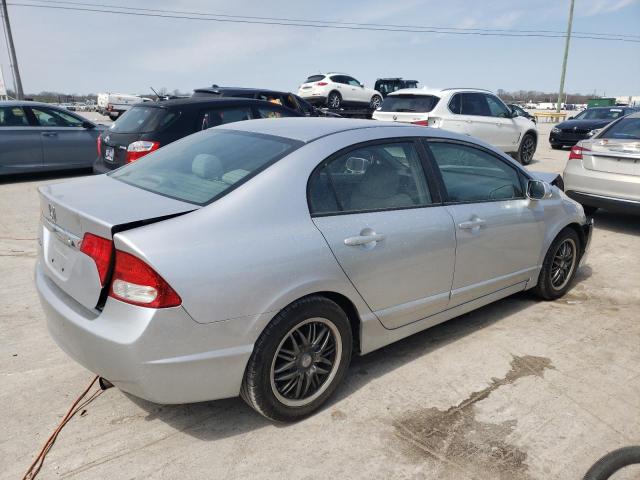 19XFA1F57BE022734 - 2011 HONDA CIVIC LX SILVER photo 3