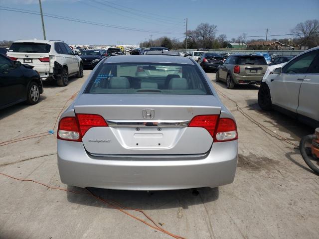 19XFA1F57BE022734 - 2011 HONDA CIVIC LX SILVER photo 6