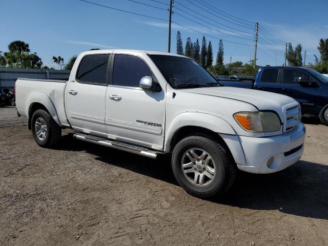 5TBET341X6S502868 - 2006 TOYOTA TUNDRA DOUBLE CAB SR5 WHITE photo 4