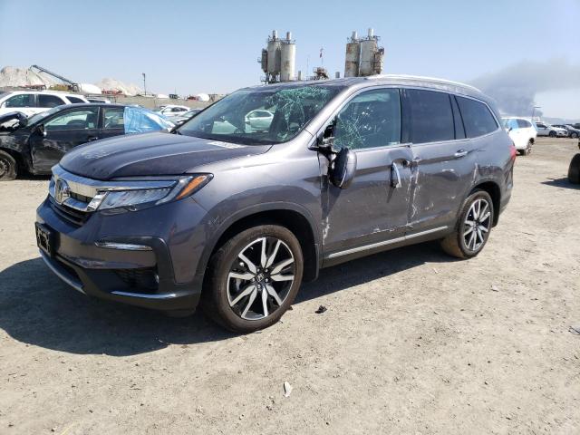 5FNYF5H61NB004977 - 2022 HONDA PILOT TOURING GRAY photo 1