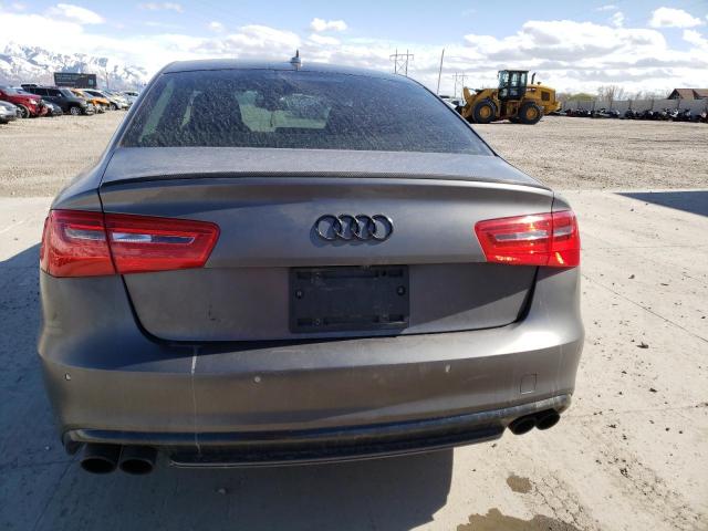 WAUF2AFC7EN095790 - 2014 AUDI S6 GRAY photo 6